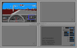 Autorennen atari screenshot